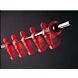 5-speler stang met gegoten pop rood