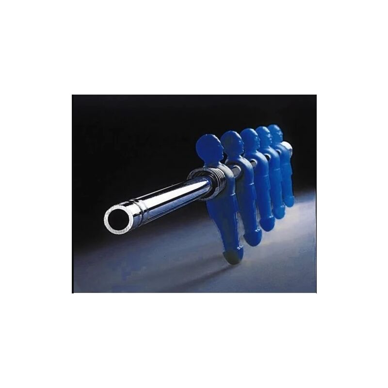 5-speler stang met gegoten pop blauw