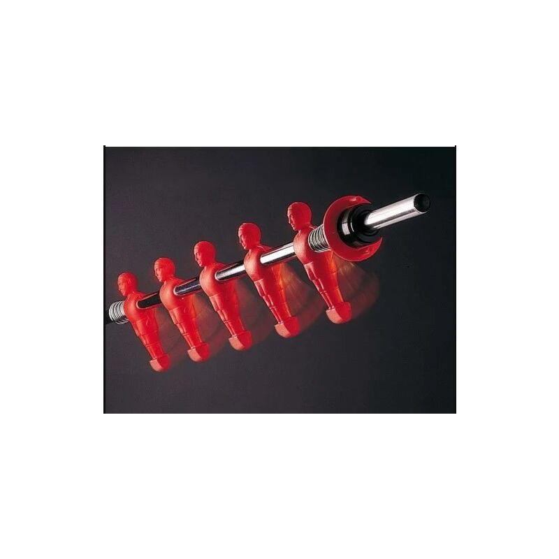 5-speler stang met gegoten pop rood