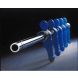 5-speler stang met gegoten pop Blauw
