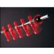1 Speler stang met gegoten pop rood