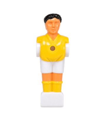 Voetbaltafel poppetje Pegasi | Geel-wit | 15.8