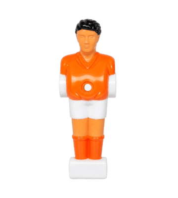 Voetbaltafel poppetje Pegasi | Oranje-wit | 12.7