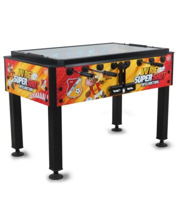 Bedrukte  Voetbaltafel Pegasi | Forza Black | Glasplaat